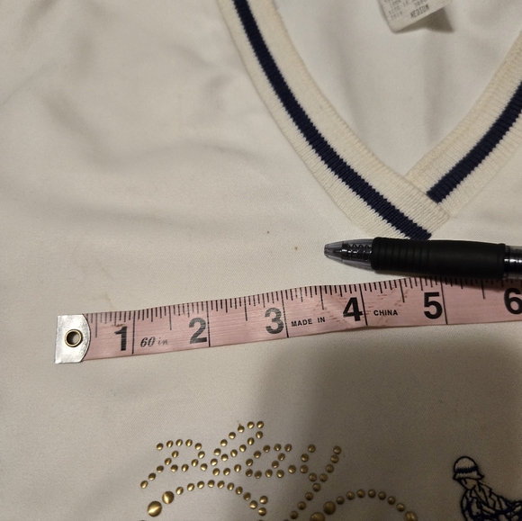 Vintage Quatum Sportswear Golf Wondbreaker Pullover White Size Med "Play Golf" - Picture 6 of 11